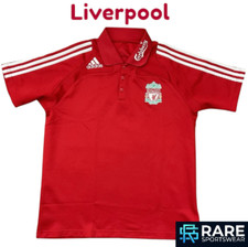 LIVERPOOL 2008-09 POLO FOOTBALL SHIRT LARGE ADULT (MINT) ADIDAS 554903