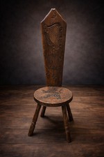 Vintage tripod Wooden Chair