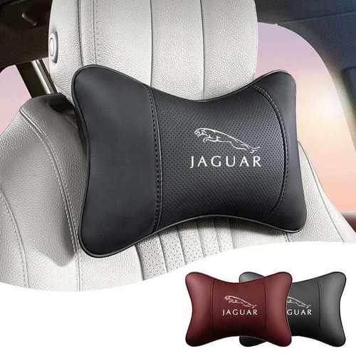 Jaguar leather neck pillow - jaguar,