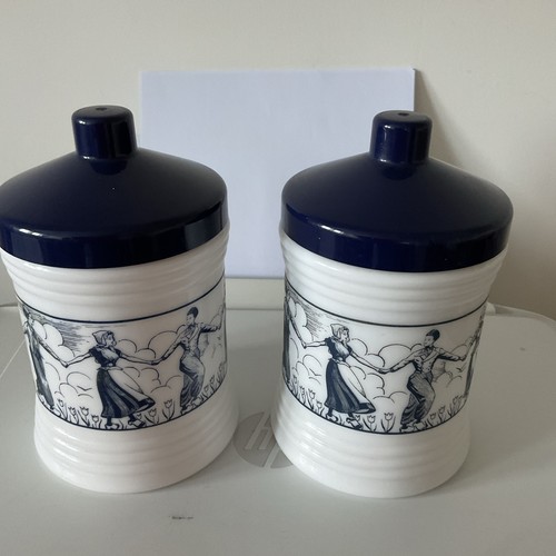 Pair vintage opaline milk - pair,