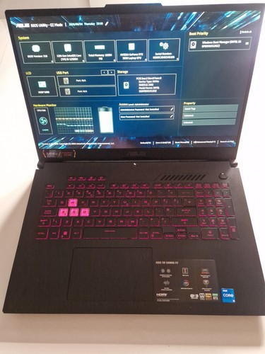 Asus tuf gaming f17 - tuf, fx707zc