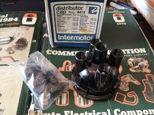 Distributor cap fits - cap, austin