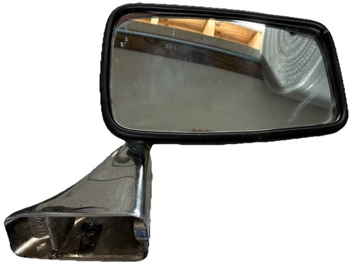 Chrome door mirror - chrome, rh