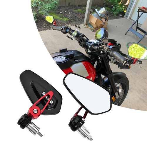 Bar end mirrors red - end,