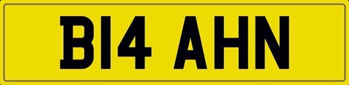 Bahn autobahn number - number, b14