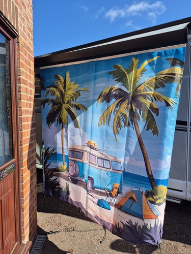 Awning privacy screen - awning, for
