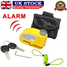 UKCA & CE Approved Motorcycle Brake Alarm Disc Lock Motorbike SECURITY DISC LOCK