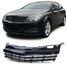 DEBADGED BLACK GRILL FOR VAUXHALL ASTRA H GTC 3 DOOR + TWIN TOP 2005-2010 MODEL