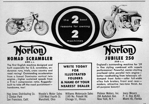 1960 norton jubilee 250 600 - 250, &