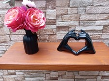 Rustic, floating,solid wood