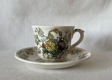 Vintage Masons Ironstone STRATHMORE Espresso Demi-tasse Coffee Cup & Saucer