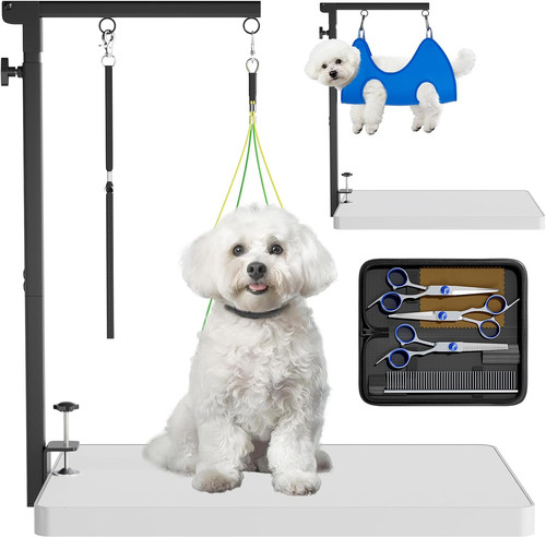Foldable dog grooming arm - grooming,
