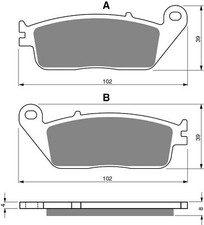 Brake Disc Pads Front R/H