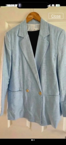 Mango women blue - mango, blue/white