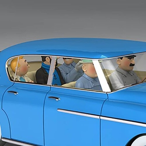 Voiture tintin model car - tintin,