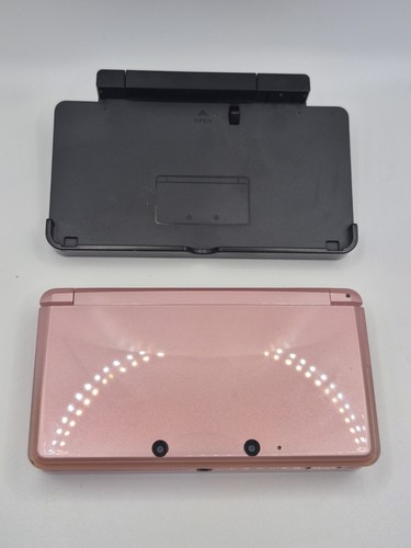 Pink nintendo 3ds handheld - nintendo,