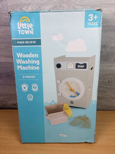 Little town wooden washing - town,