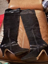 river island thigh high boots