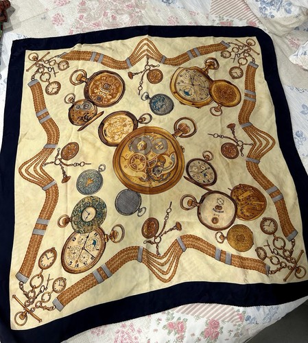 Vintage pocket watch scarf - pocket,