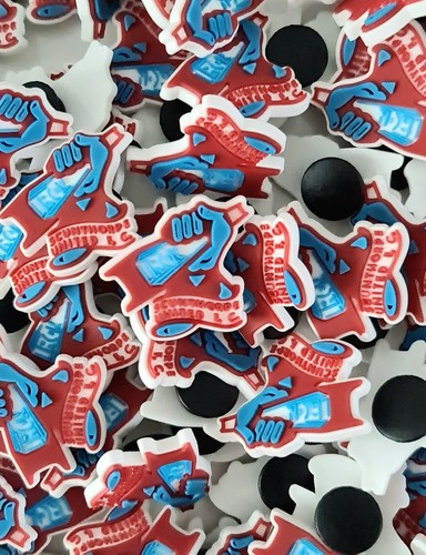 Scunthorpe united shoe charms - shoe,