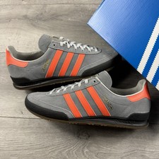 Adidas Originals Jeans 'Grey Heather / Orange /Black' - Size UK 10.5 / EU 45 1/3