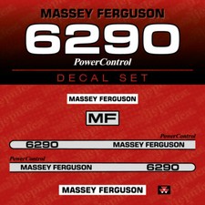Massey Ferguson 6290 Tractor Aftermarket Decal Sticker Aufkleber Adesivo Set