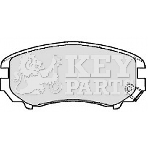 Brake pads set for hyundai - set,