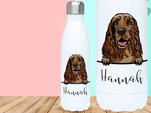 Red setter water bottle - water,