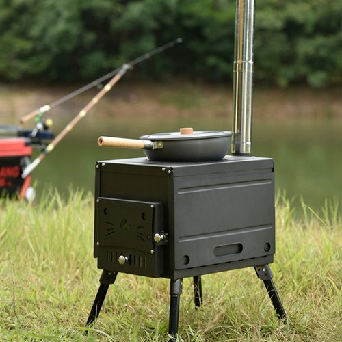 Portable tent wood - portable, stove