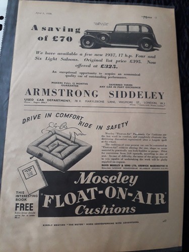 1938 armstrong siddeley - 1938,