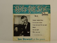 IAN STEWART AT THE PIANO HITS FOR SIX (88) 6 Track 7" Single including Picture S