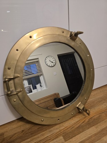 Vintage ship porthole brass - ship's,