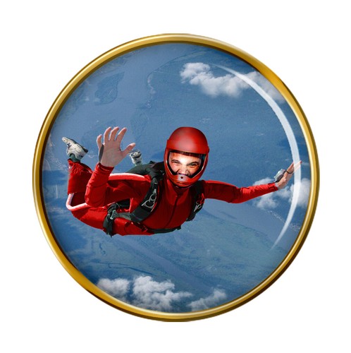 Skydiving pin badge - skydiving,