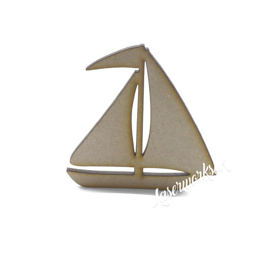 Wooden mdf sailing boat yacht - wooden,