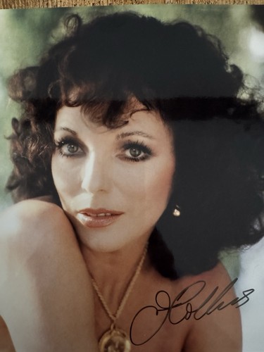 Joan collins genuine signed - joan,