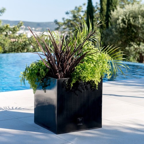 Primrose fibreglass cube - fibreglass,