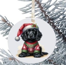 Cocker Spaniel Dog Hanging Bauble Present Decoration Christmas 