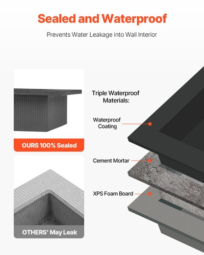 Shower niche 0 - shower, cm