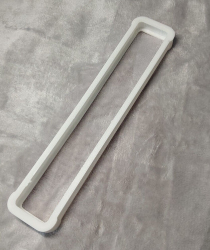 White brush bumper designed - white,