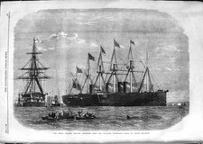 Antique Old Print *3566 1866