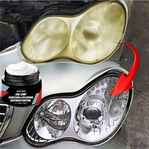 Car headlight restoration - car,