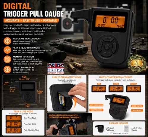 Digital trigger pull gauge - trigger,