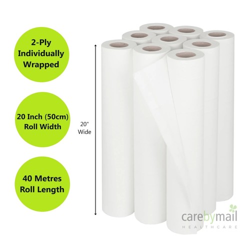 White couch roll hygiene - white,