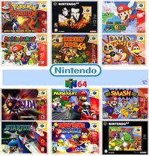  NNINTENDO 64 GAMES SELECTION / N64 Best GAMES (MARIO KART 64, ZELDA, etc)