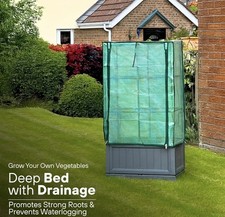 Planter Box with Greenhouse