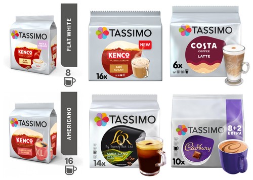 Tassimo discs coffee pods - t,