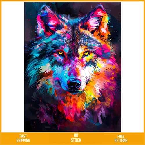 Vibrant wolf diamond - vibrant, 5d