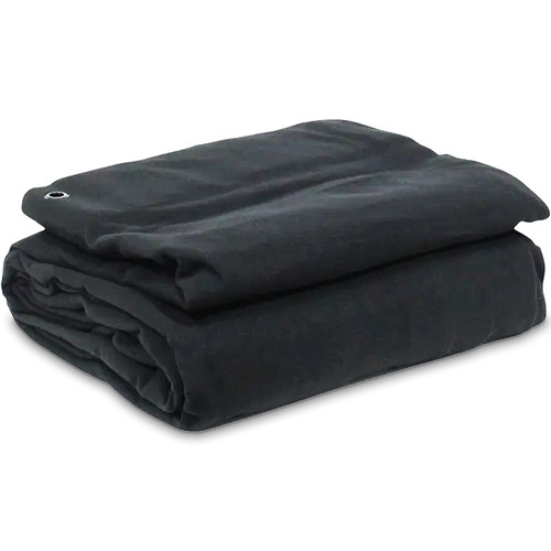 Backdrop ifr black wool serge - black,
