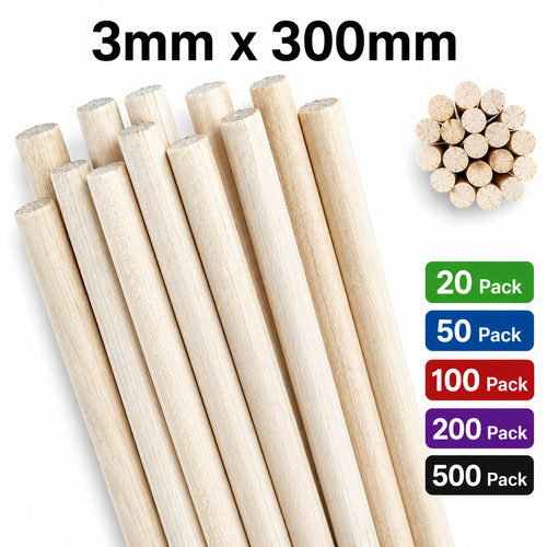 Hardwood poplar wooden dowels - hardwood,
