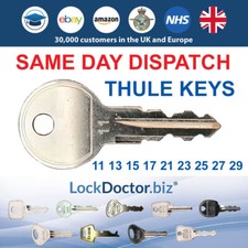 Thule Halfords Volvo Ford Ronis Roof Box Roof Rack Replacement Keys (11-29 only)